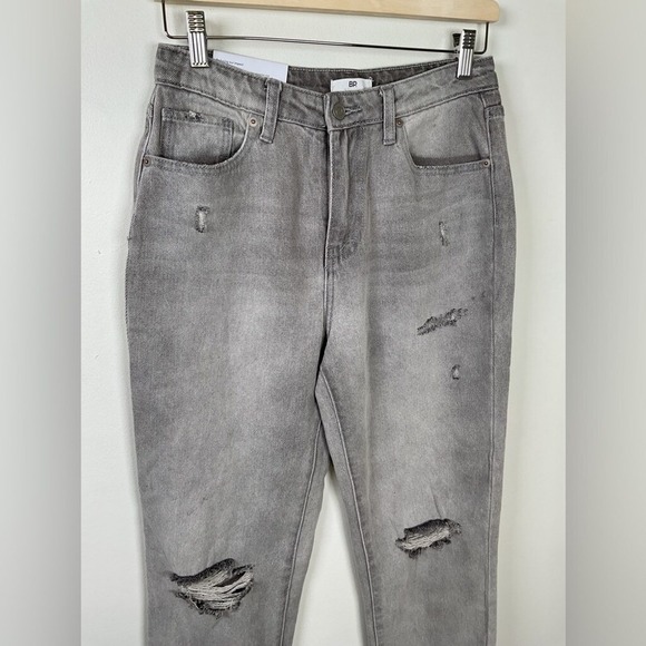 Be Responsible BP Womens Black Ripped High Waist Jeans Black Wash Size 28 NWT - Picture 2 of 13